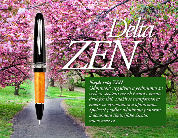 Pro šťastnější život: Luxusní pera Delta ZEN